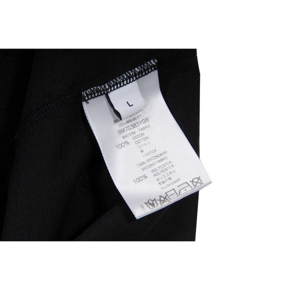 Givenchy Mens Logo T Shirt Large Black Pink Distressed Cotton Barneys NY Collab - Picture 9 of 9